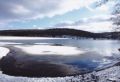 Hauptsee im Winter Blickrichtung Damm /Treuenbachbucht